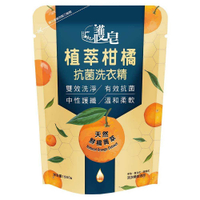 皂福 護皂植萃柑橘抗菌洗衣精補充包1500g*12/箱