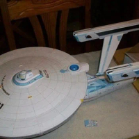 High quality Star Trek constitution class improved NCC-1701-A 3D Paper Model Kit