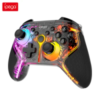 Ipega New Game Controller RGB Wireless Gamepad for Nintendo Switch/PC/Android/iOS/PS4/Playstation 3 Adjustable Trigger MFI Games