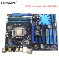 lapsaipc P7P55 LX motherboard P7H55 LGA1156 P55 mainboard for i3 i5 i7 cpu 16GB USB2.0 Desktop mother board LGA 1156 DDR3 boards