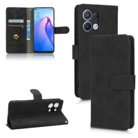 For OPPO Reno 8 5G Case Luxury Flip Skin Texture PU Leather Wallet Stand Case For OPPO Reno 8 Pro Plus 5G Reno8 Phone Bags
