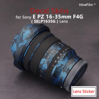 Sticker for Sony FE PZ 16-35 F4G Lens Skin PZ1635F4G Premium Decal Skin For Sony FE PZ 16-35mm F4 G Lens Protector Wrap Cover