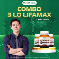 [FAMAX] Combo 3 hộp 30 viên giải độc gan Lifamax hỗ trợ giải độc gan, mát gan và bảo vệ gan
