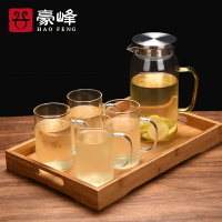 耐熱玻璃壺冷水壺涼水壺日式玻璃花草茶具家用簡約茶壺紅茶壺
