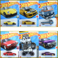 24B Case Hot Wheels Car Toys 1:64 Toys for Boys Diecast Motorcycle Honda Proton Saga Volkswagen T2 Civic Corvette Model Gift