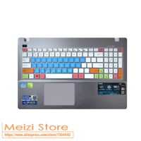 15.6 inch Silicone Laptop Keyboard skin Protector for Asus G51 G53S G73 G57JK G58JM G60 G72 G550 G551 FL5000C F555LD F751LDV