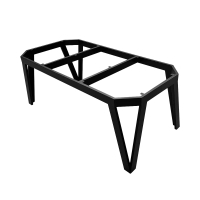 【固得家俬】客製 桌腳 鐵腳 V型雙外八造型桌腳 尺寸160x60x70 鐵件 桌腳 造型鐵腳 設計款(台灣製)