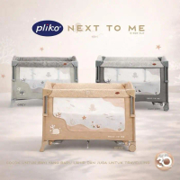 Tempat Tidur Bayi Box Pliko 828 LR - Grey, Non Garansi