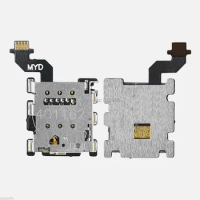 10pcs/lot, Original and new sim card reader holder connector flex cable ribbon for HTC ONE M8, HK free shipping