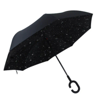 【COLOR ME】C型雙層反向傘(直立傘 遮陽傘 摺疊傘 防曬 紫外線 雨天 可站立)