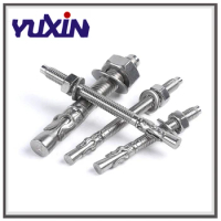 A2 Expansion Screw 304 Stainless Steel Wedge Anchor Bolt Through Bolt M6 M8 M10 M12 M16 Expansion Bolt
