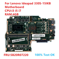 For Lenovo Ideapad 330S-15IKB Motherboard With CPU:i3 i5 i7 FRU:5B20R07220 100% Test OK