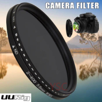 UURIG ND2-400 Neutral Density Fader Variable ND filter Adjustable 37 43 46 49 52 55 58 62 67 72 77 82mm for Nikon Canon Sony