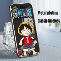 sarung telefon Samsung A01, One Piece, Luffy, sarung lembut, bahan TPU, corak kartun Phone Protector