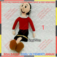 Mainan edukasi anak Boneka KARAKTER KARTUN olive popeye merah