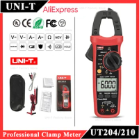 Amperimetric Clamp Meter UNI-T UT210E UT210D UT202A+ UT204 Plus Ammeter Pliers Voltmeter Professional Digital Multimeter