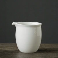 德化白瓷 陶瓷公道杯 茶海  簡約家用分茶器 功夫茶具配件1入