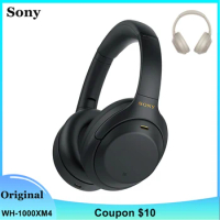 Sony WH-1000XM4 Wireless Industry Leading Noise Canceling Overhead Headphones With Mic For Phone-Call and Alexa Voice Control