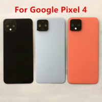Pixel4 Housing For Google Pixel 4 5.7" Battery Back Cover Repair Replace Door Rear Case + Logo Camera Lens