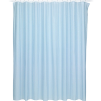 《KELA》Largo防水浴簾(藍240cm) | 乾溼分離 浴室隔簾