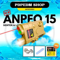 ANPEQ 15 Dummy Senter Tactical ANPEQ 15 Flashlight Senter Dan Laser