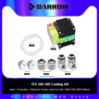 Barrow CPU AIO Cooling Kit, CPU Block + Pump Box + Reservoir Combo Used For Intel / AMD/ X99 X299 Pl