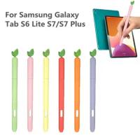 Lovely Colorful Soft Grip Pouch Silicone Pen Case Sleeve Skin Cover Pencil Protective For Samsung Galaxy Tab S6 Lite S7/S7 Plus