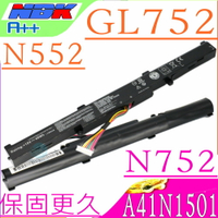 ASUS A41N1501 電池(保固更長)-華碩 GL752 電池,GL752VW,GL752JW,GL752VM,GL752VL,N552 電池,N752 電池,N552V,N552VX,N552VW