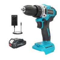10mm Brushless Electric Drill Wireless Drill Driver 2-Speed 18 Torque Cordless Handheld Power Tools For Makita 18V Battery