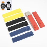 21mm Rubber Silicone Watch Strap Black Waterproof Watch Bands For Fit Tissot Strap T048 T-Race T-Sports Bracelets