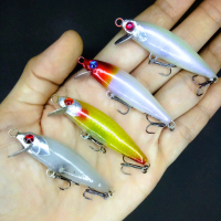Minnow 5 cm Umpan Casting Hampala Gabus Baby GT Kerapu Mafia Water Handmade Lure Termasuk Treble Hoo
