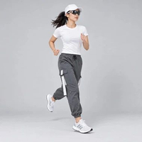 Celana Olahraga Wanita Babyterry Run Jumbo LZS WOMEN Jogger Lari Gym Cewek Cardio Joger Cargo Tafina