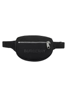 Burberry Cannon Branded Nylon Belt/Crossbody Bag Black 80528871