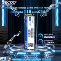 OSCOO M.2 SATA SSD 128GB 256GB 512GB 1TB HDD M2 NGFF SSD M.2 2280 HDD disco duro For computer Laptop