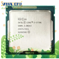 Used Intel Core i7 3770K Quad Core LGA 1155 3.5GHz 8MB Cache With HD Graphic 4000 TDP 77W Desktop CPU Processor