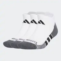 adidas Unisex Training Socks Prf Cc C Low 3P Kaos Kaki Fitness Pria/Wanita [JD9569] S White