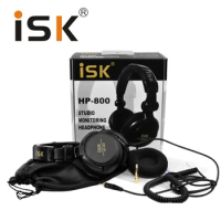 Original ISK HP-800 portable earphone studio monitor headphone gaming headset bass headphone
