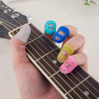 Pelindung Jari Gitar Silicone Fingertip Protector 5 PCS - DLW-05 - Multi-Color