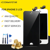 White&amp;Black OEM Lcd Screen for iphone 5 Digitizer Assembly Phone Replacement For 5G A1428 A1429 A1442 display Ecran Pantalla