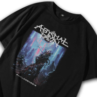 T shirt Kaos Baju Tshirt Band Abysmal Musik Metal Punk Rock Oversize Atasan Vintage Tee Music Anak P