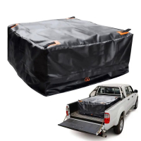 Pickup Truck Roof Bag With Zipper High Elastic Waterproof Rooftop Oxford Cloth Cargo Carrier Car Sui