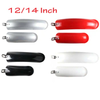 12 /14 inch 412 Folding Bike Fenders For Dahon/FNHON Mini Fenders Folding Bicycle Practical Accessories Silver/White/Black/Red