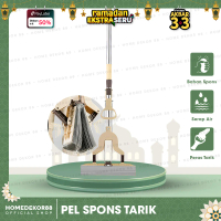 HOMEDEKOR88 - Alat Pel Lantai Spons Karet Gagang Stainless Mop Peras