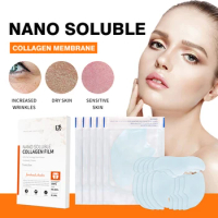 Nano Soluble Collagen Film Mask Face Serum Moisturizing Brightening Skin Spray Set Wrinkle Repair Face Filler Essence Care Set