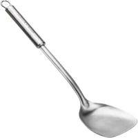 Stainless Steel Wok Spatula Wok Turner Anti Heat Handle