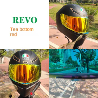 Suitable for AGV Helmet Lens K1 K3SV K5S Colorful HD Day and Night Universal Sunscreen Colored Silver Tea Lens.