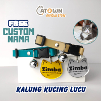 D002 - Kalung Kucing Custom Nama Lucu Free Tulis Alamat Pemilik