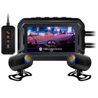 Transitions全視線 S358 GPS雙鏡頭WIFI機車行車記錄器 贈32G記憶卡