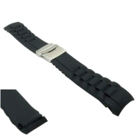 Rubber Watchband Belt For Tissot T035 Watch Strap Bracelets Butterfly Buckle Replacement 16mm 18mm 20mm 22mm 24mm 26mm