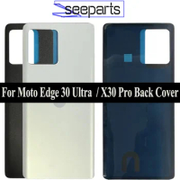 New For Motorola Moto Edge 30 Ultra Battery Cover Door Housing Battery Door Cover For Moto X30 Pro Back Cover